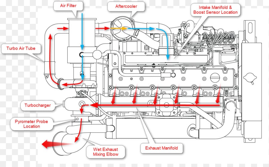 marine cooling system diagram