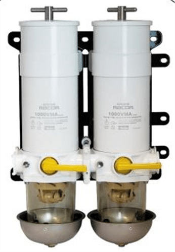 John Deere Racor - Dual Fuel Filters with Valves