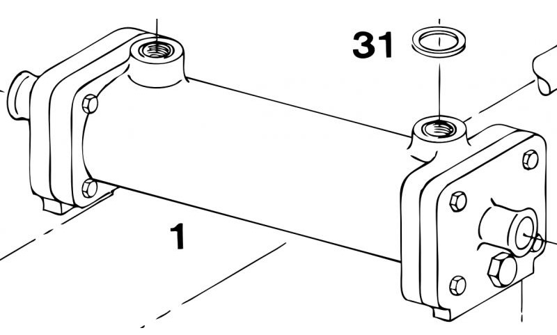 VETUS Oil Cooler D-429